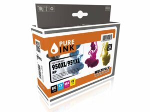 pureINK HP950-951MP4XL CMYK Druckerpatrone