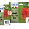 Epson Bundle Erdbeere MultiPack + schwarz Druckerpatrone
