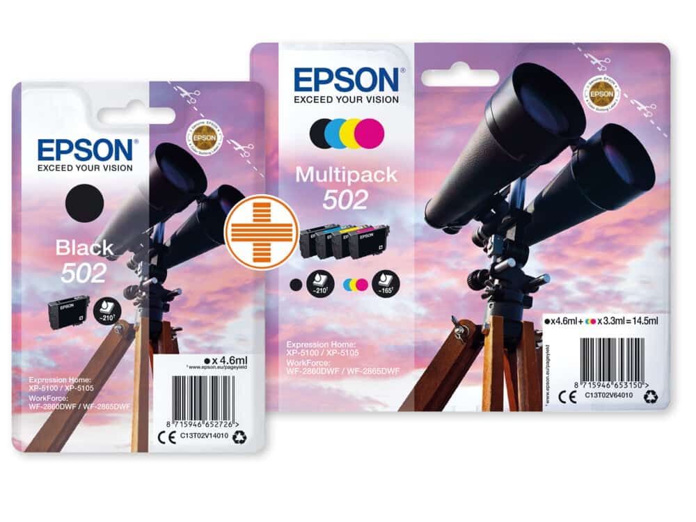 Epson Bundle Fernglas MultiPack + schwarz Druckerpatrone