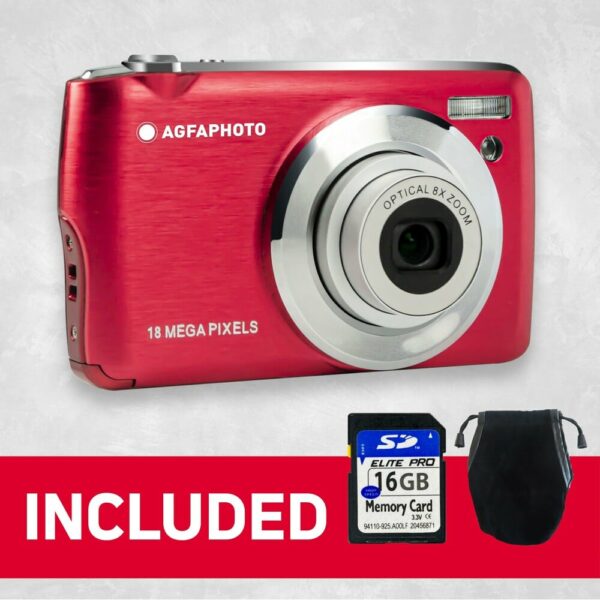 Agfaphoto Kompaktkamera DC8200 rot