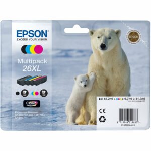 Epson C13T26364010 26XL Eisbär MultiPack C/M/Y/BK Druckerpatrone