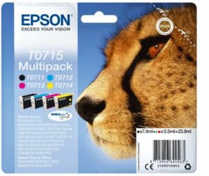 Epson C13T07154012 Gepard 4 farben Druckerpatrone